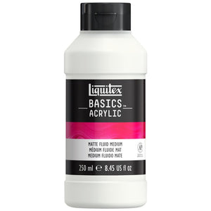 Liquitex Basics Acrylic - Matte Fluid Medium 250ml