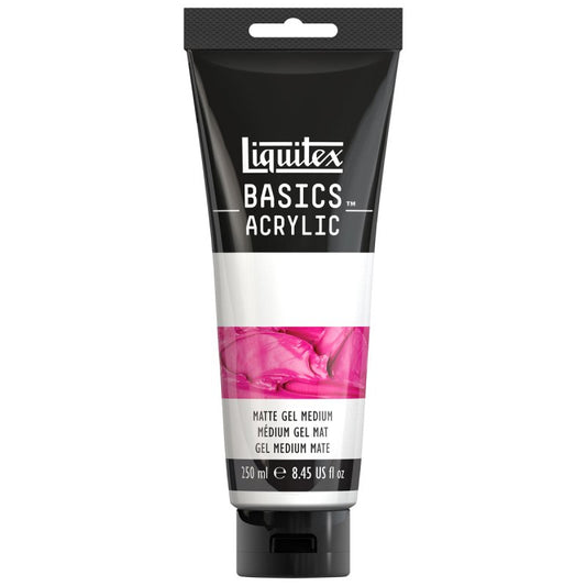 Liquitex Basics Acrylic - Matte Gel Medium 250ml