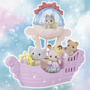 Sylvanian Families Baby Mermaid Castle Play Set