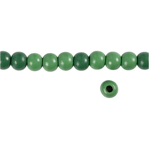 Wooden Beads 20g - Green