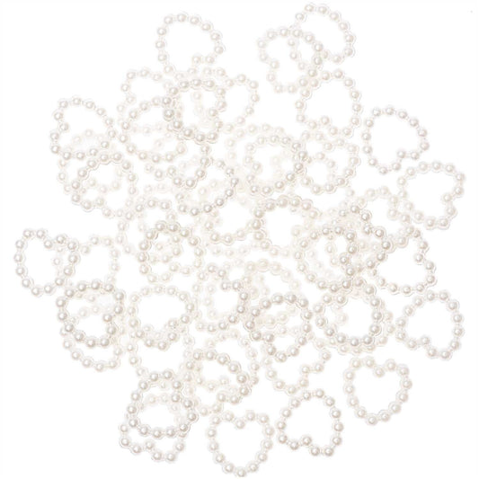 Pearl Hearts Small - Mother of Pearl (50 Pieces)