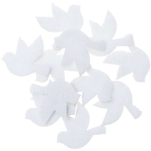 FELT DOVE - WHITE (12 PCS)