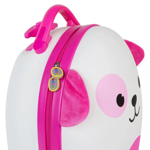 Boppi Tiny Trekker Kids Luggage Travel Suitcase Carry On Pink Dog