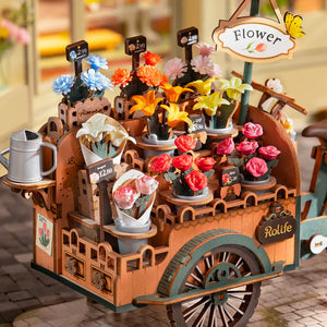 Rolife Blossom Cart 3D Wooden Puzzle