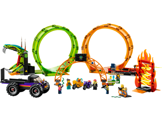 Lego Double Loop Stunt Arena