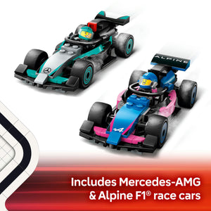 Lego City - F1® Garage & Mercedes-AMG & Alpine Cars