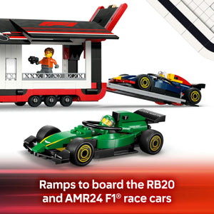 Lego City - F1® Truck with RB20 & AMR24 F1® Cars