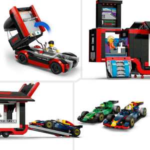 Lego City - F1® Truck with RB20 & AMR24 F1® Cars