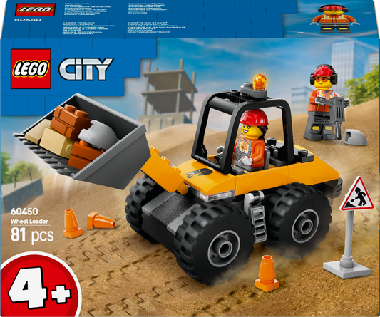 Lego City - Yellow Construction Wheel Loader