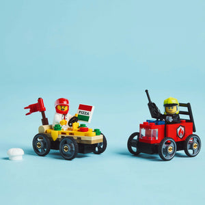 Lego City - Pizza vs. Fire Truck Race Car Pack