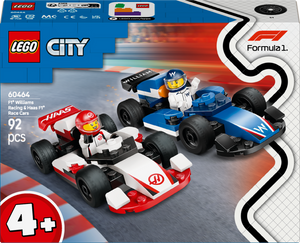 Lego City - F1® Williams Racing & Haas F1® Race Cars