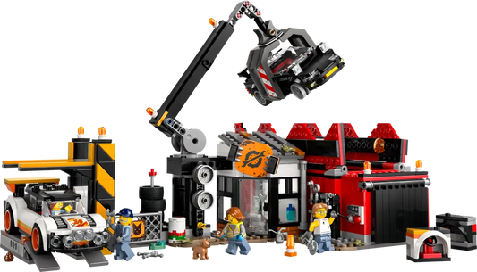 Lego City - Scrapyard with Cars