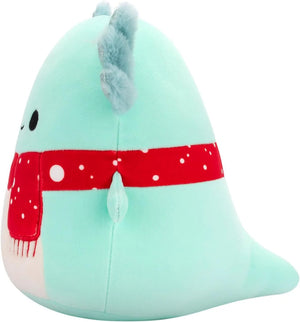 Squishmallows 7.5 Inch - Richie the Teal Axolotl with Red Scarf