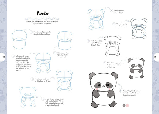 10 Step Drawing Kawaii Book