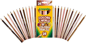 Crayola 24 Colours Of The World Coloured Pencils