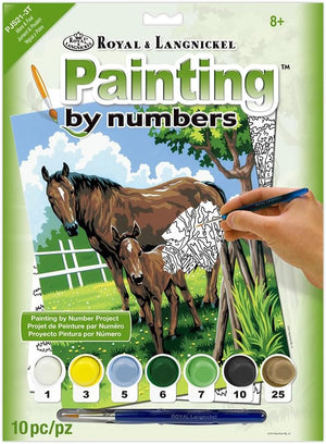 Painting By Numbers Junior Small - Mare & Foal