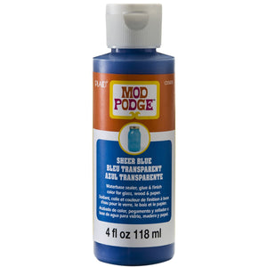 Mod Podge Sheer Colour Blue 4oz/118ml