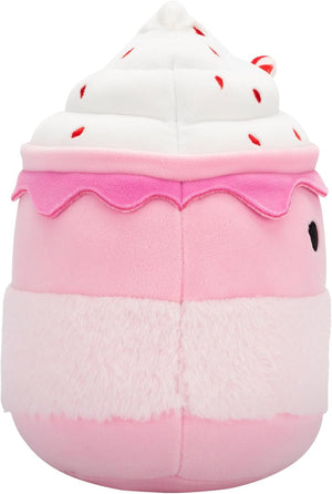 Squishmallows 7.5 Inch - Ethel the Pink Candy Cane Hot Chocolate