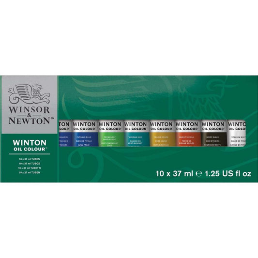 Winsor & Newton Winton Oil Colour Starter Set 10 X 37ml