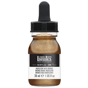 Liquitex Acrylic Ink 30ml - Iridescent Rich Bronze