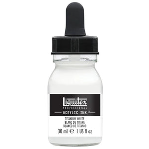 Liquitex Acrylic Ink 30ml - Titanium White