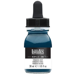 Liquitex Acrylic Ink 30ml - Turquoise Deep