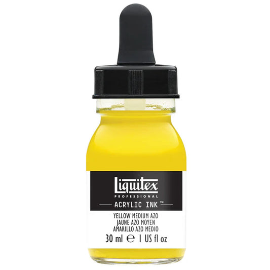 Liquitex Acrylic Ink 30ml - Yellow Medium Azo