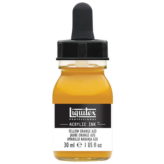 Liquitex Acrylic Ink 30ml - Yellow Orange Azo