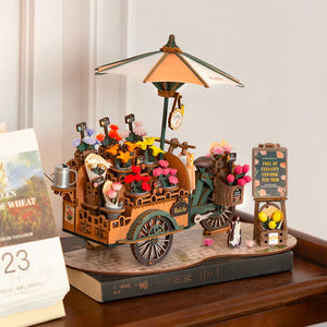 Rolife Blossom Cart 3D Wooden Puzzle