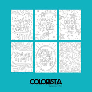 Colorista - Colouring Kit - Positive Vibes 12pc