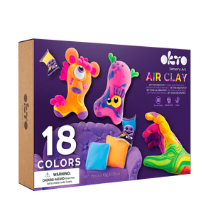 OKTO 18 Colours Set With Air Clay