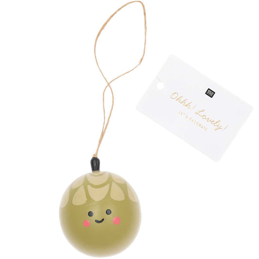 Ohhh! Lovely! Wooden hanger acorn