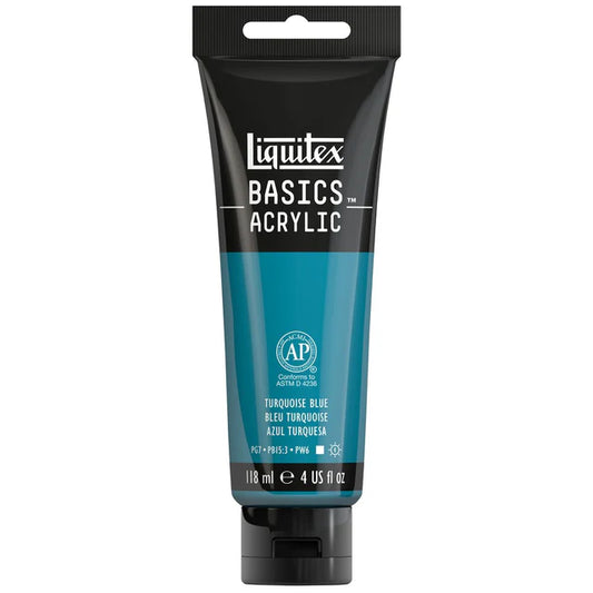 Liquitex Basics Acrylic 118ml - Turquoise Blue