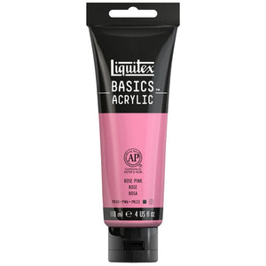 Liquitex Basics Acrylic 118ml - Rose Pink