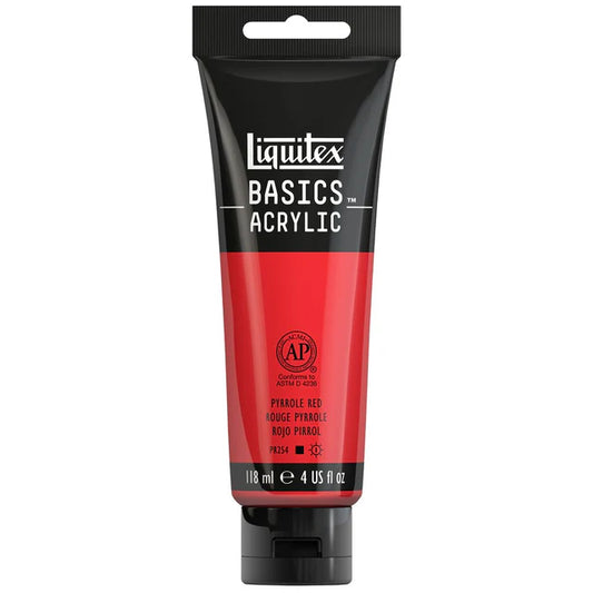 Liquitex Basics Acrylic 118ml - Pyrrole Red