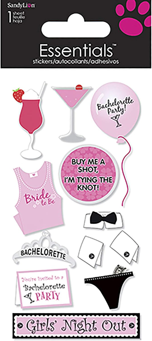 Essentials Sticker Sheet - Bachelorette Party