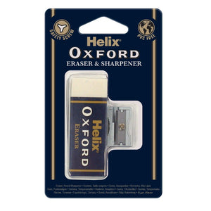 Helix Oxford Large Sleeved Eraser and Sharpener Set