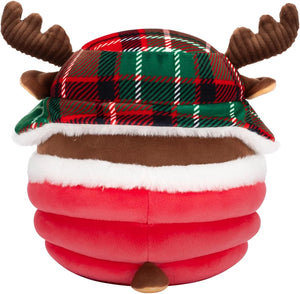 Squishmallows 7.5 Inch - Maurice the Brown Moose with Red Puffer Jacket