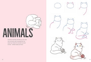 How to Draw Cute Kawaii in Simple Steps Book