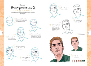 10 Step Drawing: Faces Book