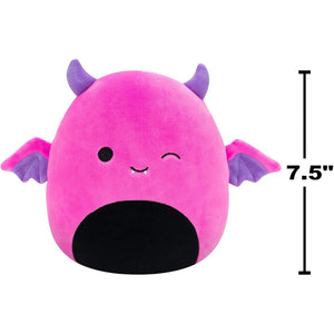 Squishmallows 7.5 Inch- Wakisha the Winking Neon Pink Bat