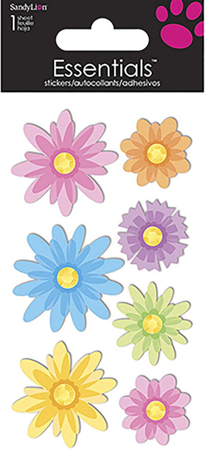 Essentials Sticker Sheet - Colourful Flowers