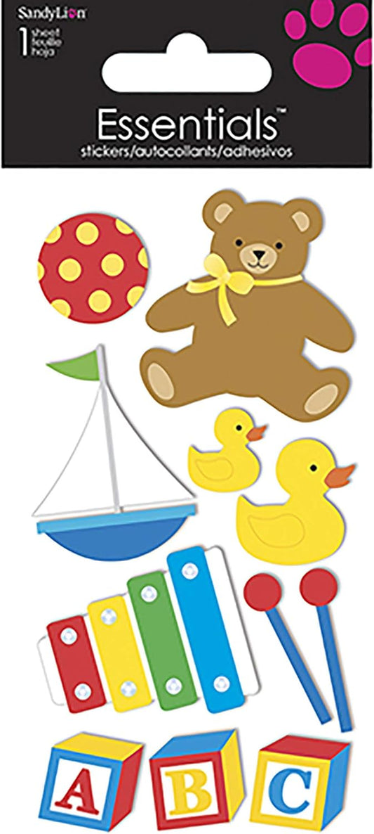 Essentials Sticker Sheet - Baby Toys