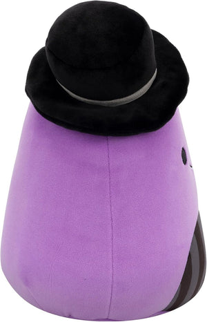 Squishmallows 7.5 Inch - Earworm the Purple Monster with Top Hat