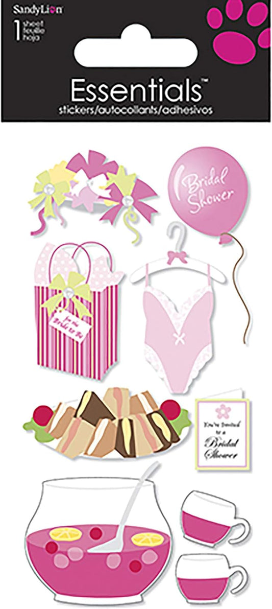 Essentials Sticker Sheet - Bridal Shower