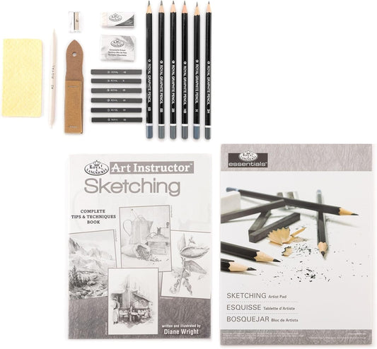 Royal & Langnickel Art Instructor Sketching 20 Piece Set