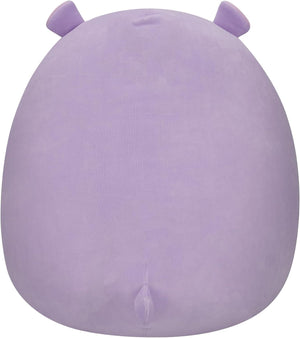 Squishmallows 7.5 Inch - Hanna Purple Hippo with Floral Belly