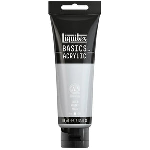 Liquitex Basics Acrylic 118ml - Silver