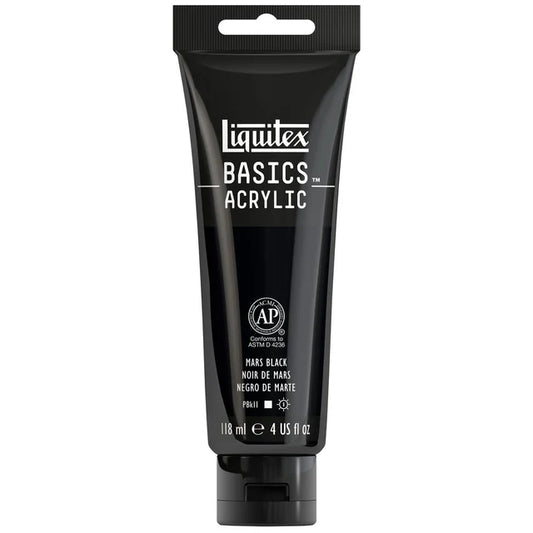 Liquitex Basics Acrylic 118ml - Mars Black