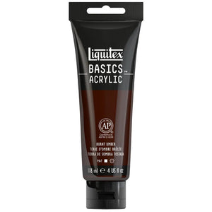 Liquitex Basics Acrylic 118ml - Burnt Sienna